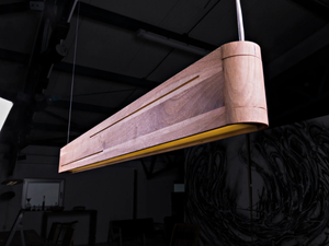 DOUBLELINE - LED solid wood pendant lamp _ HOOKL und STOOL